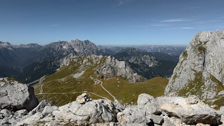 Mangart Wanderung – über die Via Italiana zum Gipfel